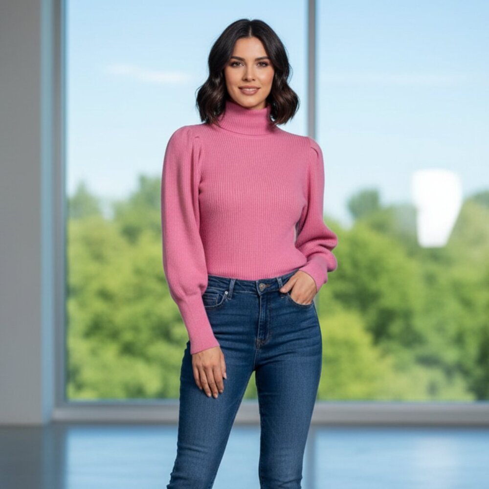 Keepsake Melody Knit Sweater Bubblegum